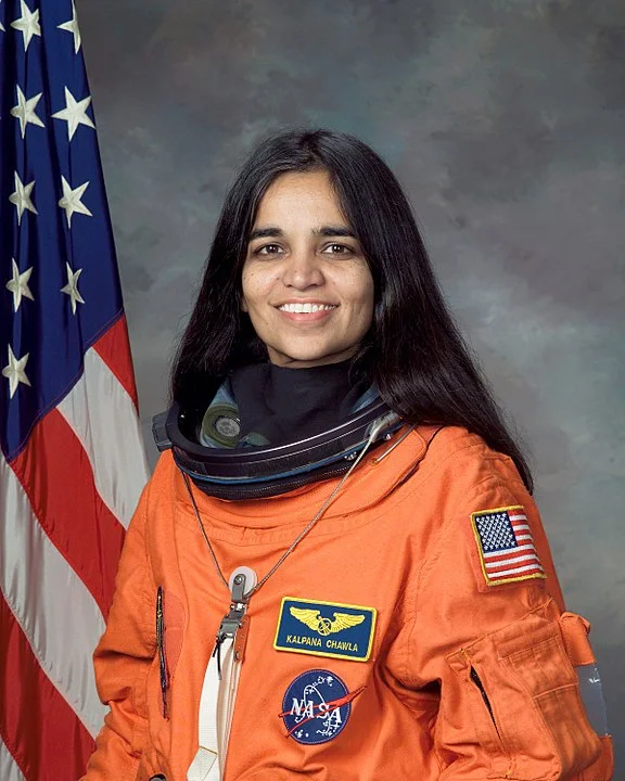 576px Kalpana Chawla NASA photo portrait in orange suit