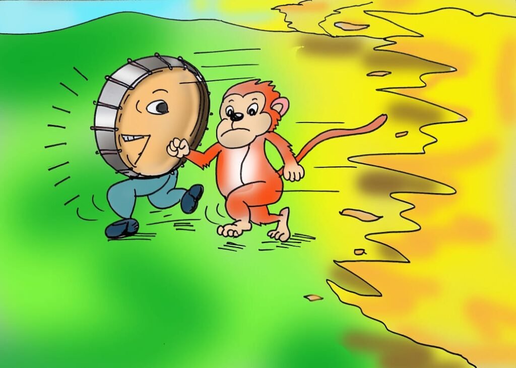 monkey drum