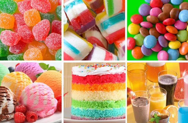 synthetic food colours